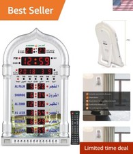 Azan Reminder Clock in Gray -